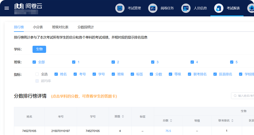 考后成绩管理,全面贴心服务